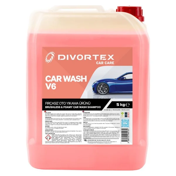 Divortex Car Wash V6 5 Kg Fırçasız Oto Şampuan - Görsel 4