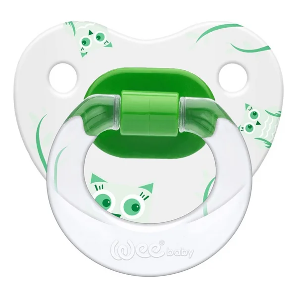 Wee Baby 833 Desenli Silikon Damaklı No:1 0-6 Ay Emzik - Görsel 2