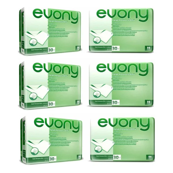 Evony 60x90 Cm 30'lu 6 Adet Yatak Koruyucu Örtü - Görsel 2
