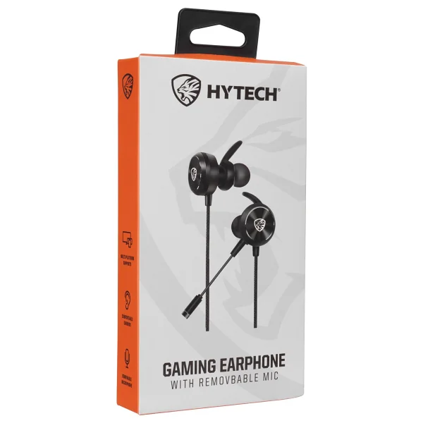 Hytech Hy-Gk3 Siyah Kablolu Mikrofonlu Kulak İçi Oyuncu Kulaklığı - Görsel 3