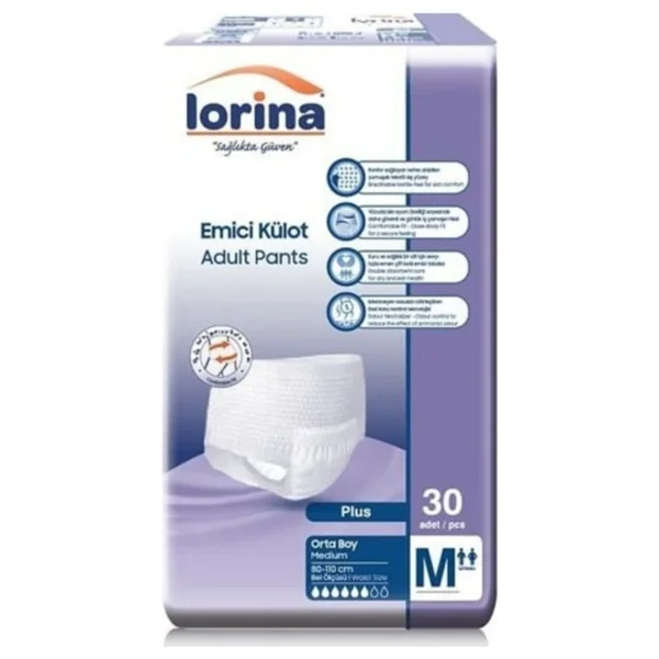 Lorina Emici Külot Orta Boy M 30'lu 2 Adet Hasta Bezi - Görsel 5