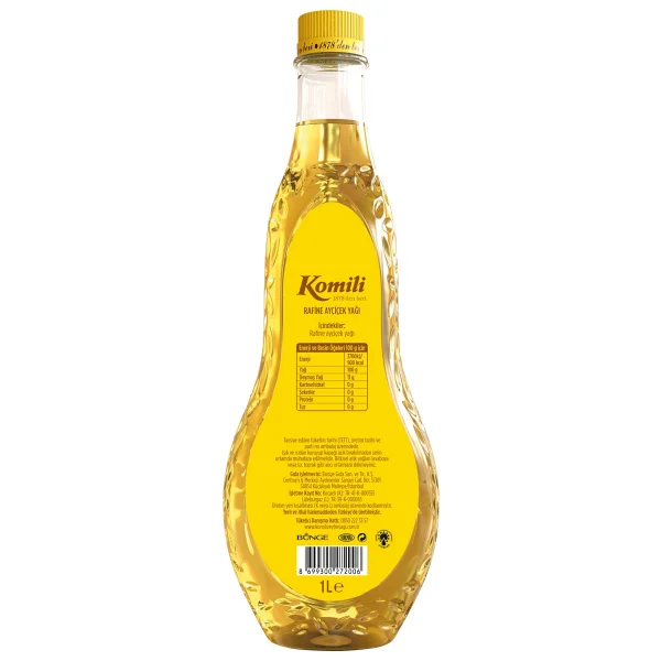 Komili Ayçiçek Yağı 1 Lt - Görsel 2
