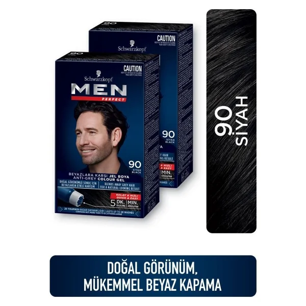Men Perfect 70 Koyu Kahve 2 Adet Erkek Saç Boyası - Görsel 8