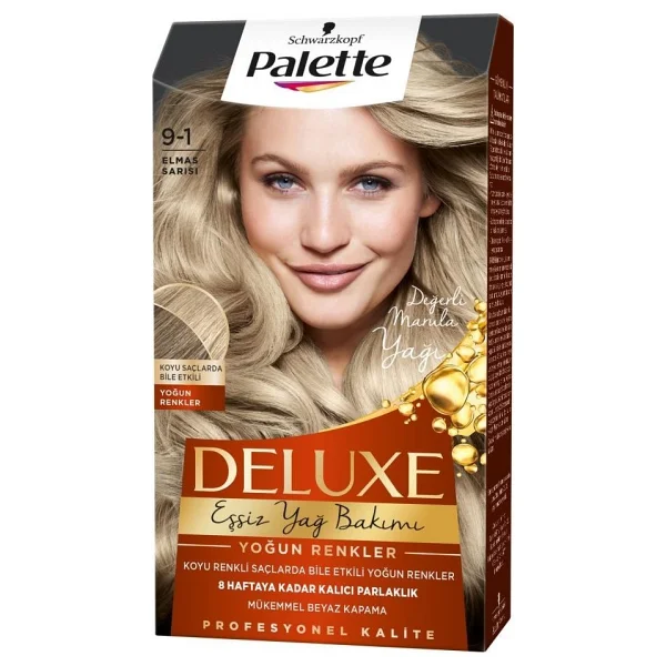 Palette Deluxe 9.1 Küllü Sarı Saç Boyası - Görsel 2