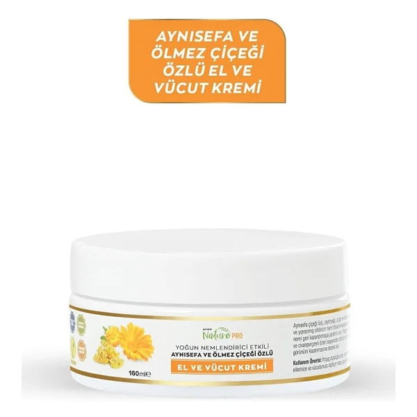 Avon Naturepro Aynısefa Ve Ölmez Çiçeği Özlü El Ve Vücut Kremi 160 Ml - Görsel 2