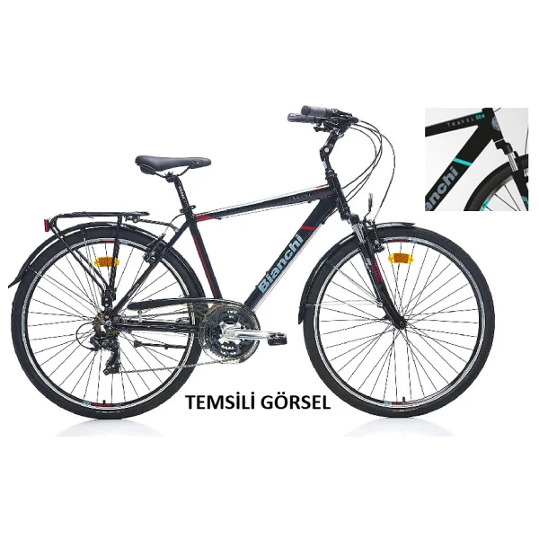 Bianchi Travel 504 V 21 Vites 28 Jant Erkek Şehir Bisikleti - Görsel 2