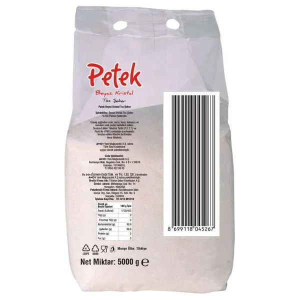 Petek Toz Şeker 5 Kg - Görsel 3
