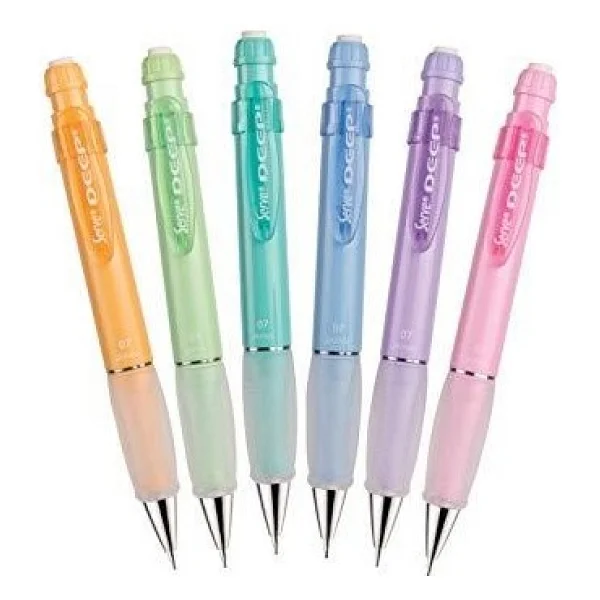 Serve Deep 0.7 Mm Mekanik Kurşun Kalem Pastel 6'lı Set - Görsel 4