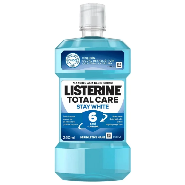 Listerine Stay White 250 Ml Gargara - Görsel 3