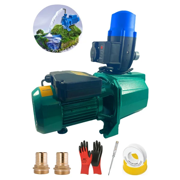 Deko Turkey Metal Paslanmaz Jetmax Motorlu Otomatik Sistem Paket Hidrofor 1 Hp Tak Çalıştır Full Set - Görsel 4