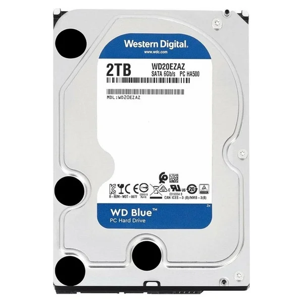 Western Digital Blue WD20EZAZ SATA 3.0 5400 RPM 3.5" 2 TB Harddisk - Görsel 3