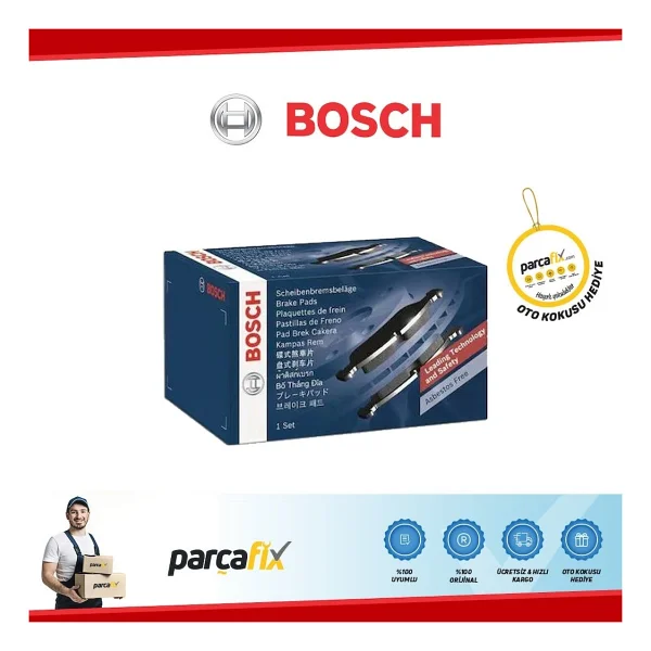 Vw Transporter T5 T6 T7 Bosch Arka Fren Balata 2004-2019 - Görsel 2