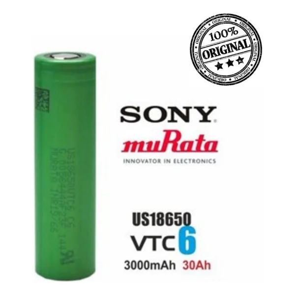 Sony Murata Vtc6 3000mah 30a 18650 Pil 1 Adet - Görsel 8