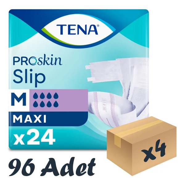 Tena Belbantlı Maxi 8 Damla Orta Boy M 24'lü 4 Adet Hasta Bezi - Görsel 6