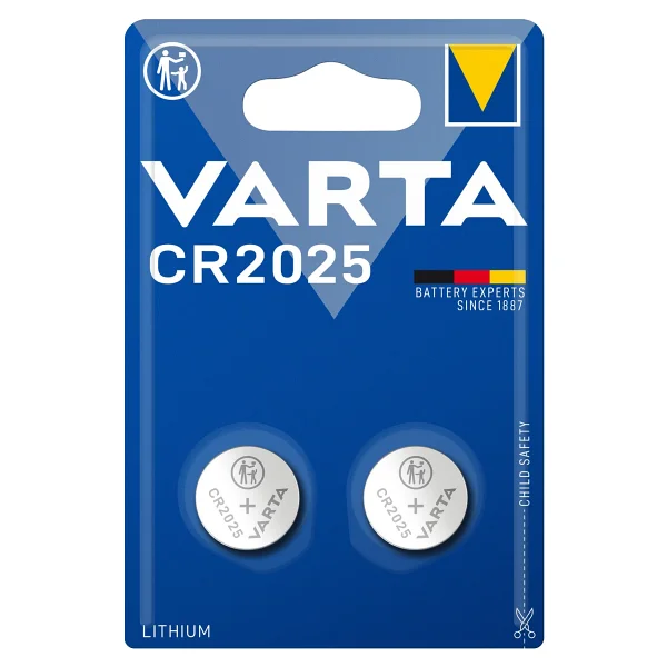Varta Cr2025 3 V 2'li Lityum Düğme Pil - Görsel 3