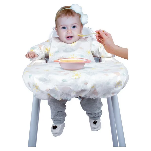 Sevi Bebe Kullan At Kollu Mama Sandalyesi Önlüğü 5'li Art-264 - Görsel 2