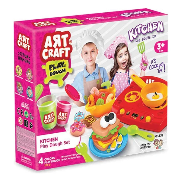 Art Craft Mutfak Oyun Hamuru Seti 224 Gr 03332 - Görsel 2