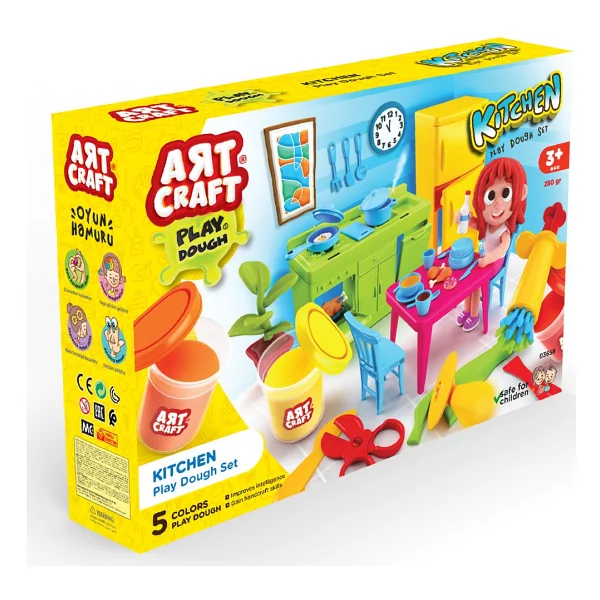 Art Craft Mutfak Oyun Hamuru Seti 280 Gr 03658 - Görsel 2