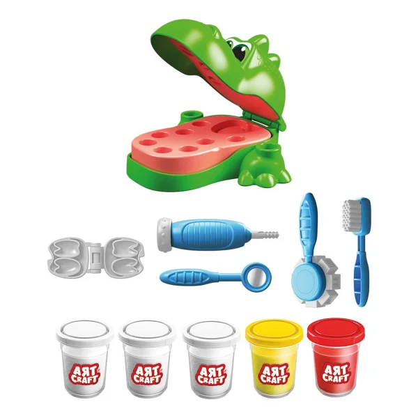 Art Craft Dinozor Dişçi Oyun Hamuru Seti 03677 - Görsel 7
