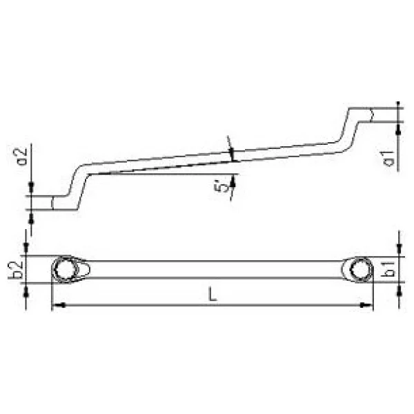 İzeltaş 0430 8x9 Mm Yıldız İki Ağız Anahtar - Görsel 6