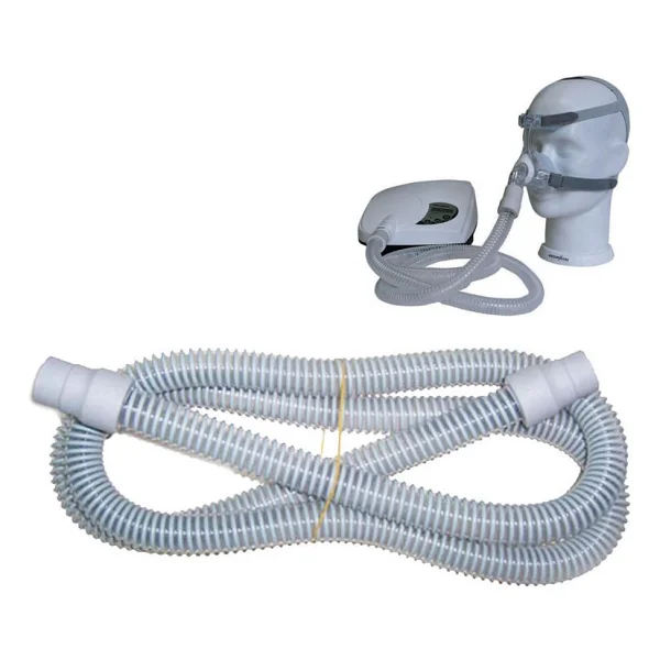 Guangdong Spirit 180cm Genişletilmiş Cpap Boru Silikon Hortum Oksijen Borusu Hava Tüpü Cpap Vantilatör Sterilizatör Ve Bipap Makinesi Solunum Makinesi Aksesuarları - Siyah - Görsel 2