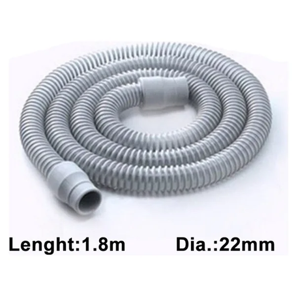Guangdong Spirit 180cm Genişletilmiş Cpap Boru Silikon Hortum Oksijen Borusu Hava Tüpü Cpap Vantilatör Sterilizatör Ve Bipap Makinesi Solunum Makinesi Aksesuarları - Siyah - Görsel 4