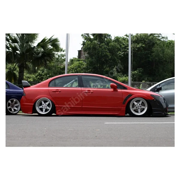 Honda Civic Fd6 Mugen Rr Yan Marşpiyel (Plastik) - Görsel 3