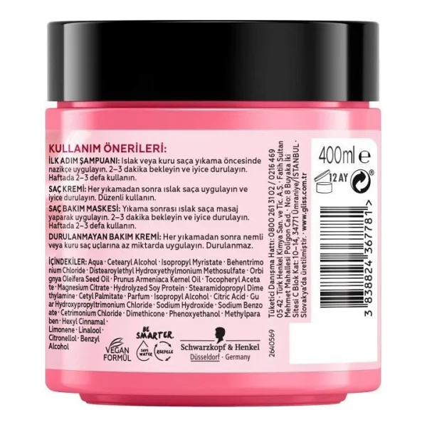 Gliss Saç Bakım Kürü 400 Ml - Görsel 2
