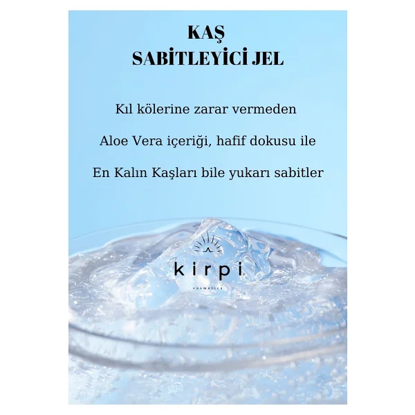 Kirpi Aloe Vera Özlü Jel Kaş Sabitleyici 8 Ml - Görsel 3