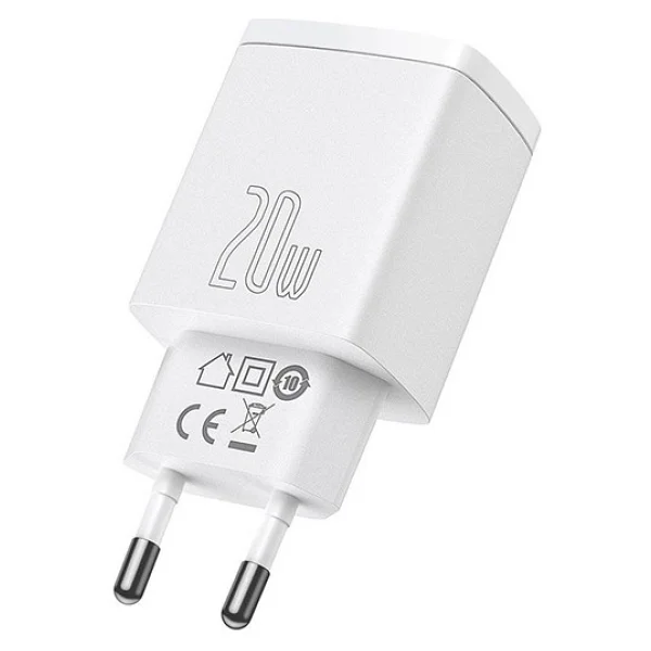 Baseus Compact 20 W Hızlı Şarj Adaptörü - Görsel 4
