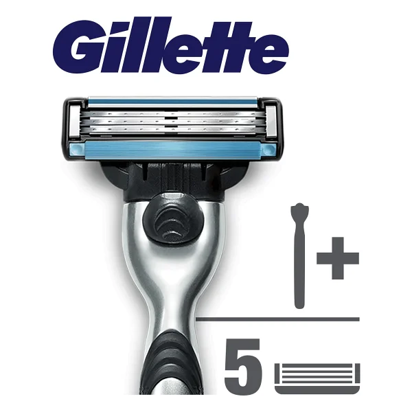 Gillette Mach3 5 Başlıklı Tıraş Bıçağı - Görsel 2