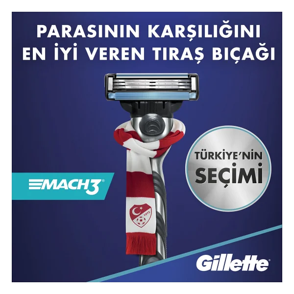 Gillette Mach3 5 Başlıklı Tıraş Bıçağı - Görsel 4