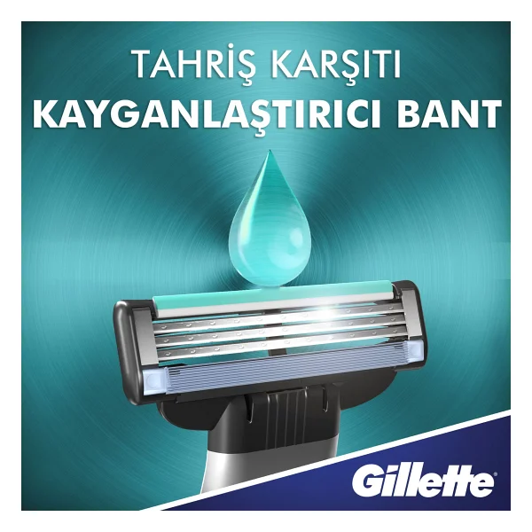 Gillette Mach3 5 Başlıklı Tıraş Bıçağı - Görsel 6