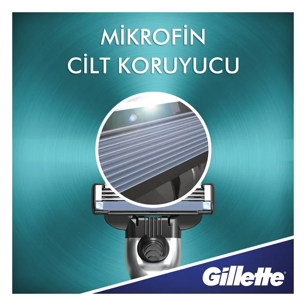 Gillette Mach3 5 Başlıklı Tıraş Bıçağı - Görsel 7