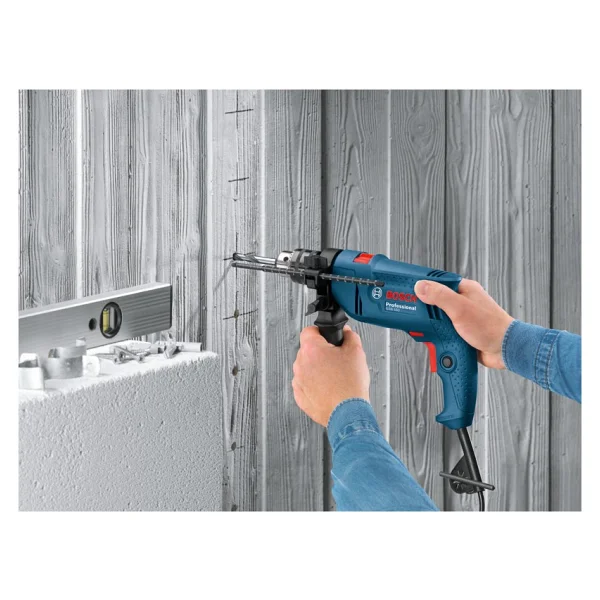 Bosch Gsb 16 Re Professional 750w Darbeli Matkap + 54 Parça Matkap Ucu Seti Vidalama Ucu Seti Cırcırlı Tornavida - Görsel 5