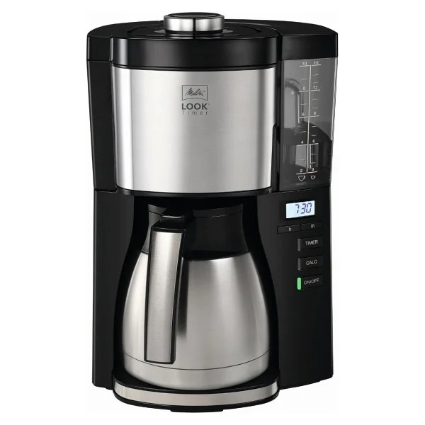Melitta Look V Therm Timer 1025-18 Siyah Termoslu Filtre Kahve Makinesi - Görsel 9