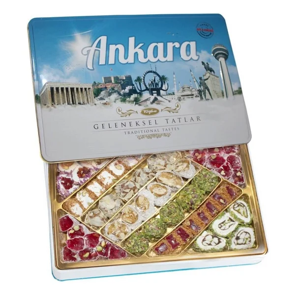 Tuğba Kuruyemiş Geleneksel Tatlar Metal Kutu 540 Gr (Ankara) - Görsel 2