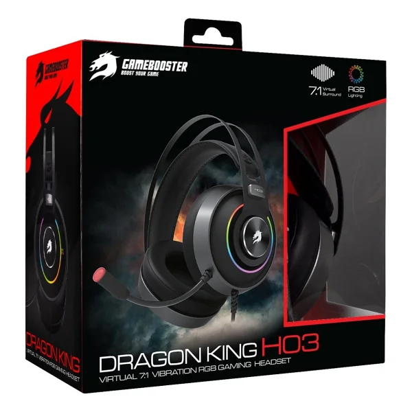 Gamebooster GB-H03 Dragon King Mikrofonlu Oyuncu Kulaklığı - Görsel 8