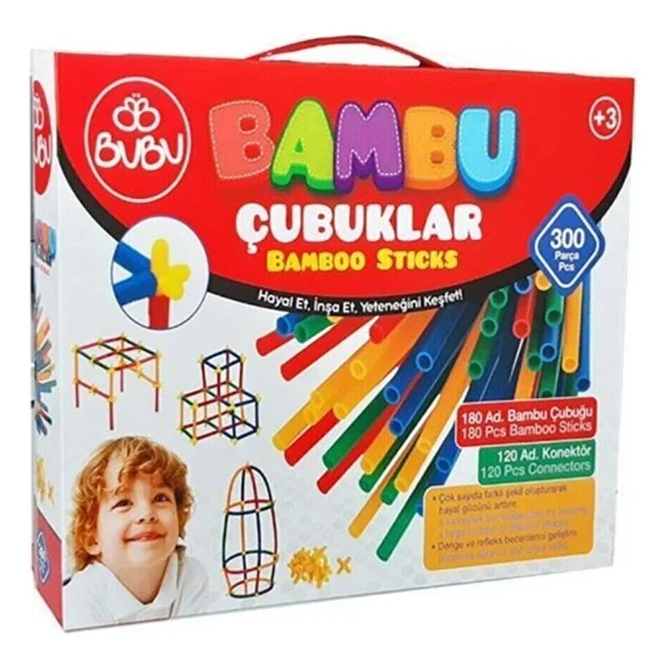 Bubu Bambu Çubuklar 300 Parça - Görsel 2