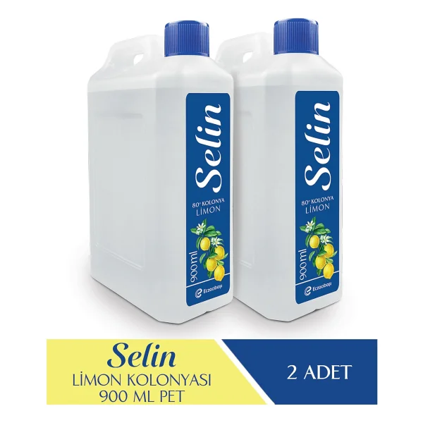 Selin Limon Bidon Kolonya 900 Ml 2'li - Görsel 7