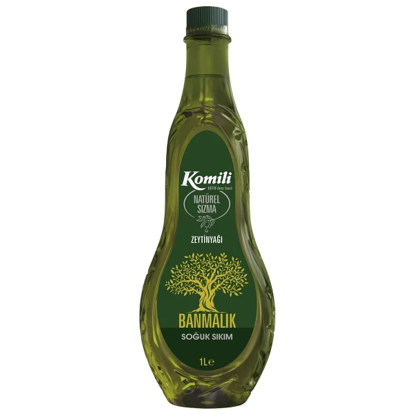 Komili Banmalık Soğuk Sıkım Natürel Sızma Zeytinyağı 1 Lt - Görsel 4