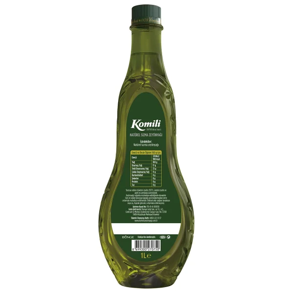 Komili Banmalık Soğuk Sıkım Natürel Sızma Zeytinyağı 1 Lt - Görsel 2
