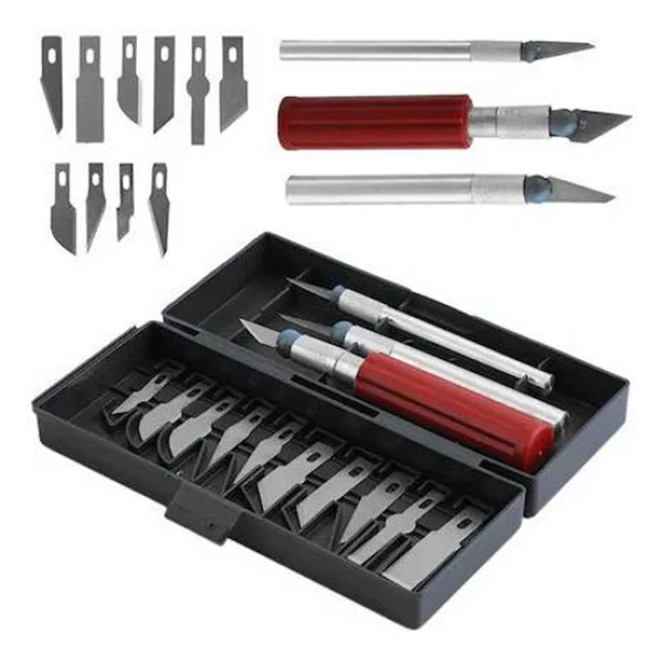 Yu-Su Tools Neşter Seti 16 Parça Bıçak Neşter Takımı Hobi Amaçlıdır - Görsel 4