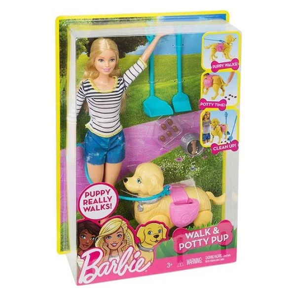 Barbie Ve Tuvalet Eğitimindeki Köpeği Dwj68 - Görsel 5