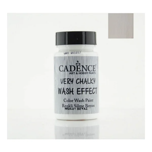 Cadence Very Chalky Wash Efekt Boya 90 Ml Antik Beyaz - Gümüş - Görsel 3