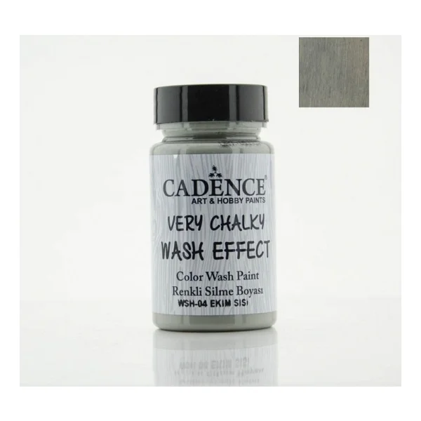 Cadence Very Chalky Wash Efekt Boya 90 Ml Antik Beyaz - Gümüş - Görsel 8