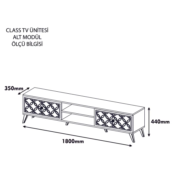 Variant Class TV Ünitesi Alt Modül - Görsel 4