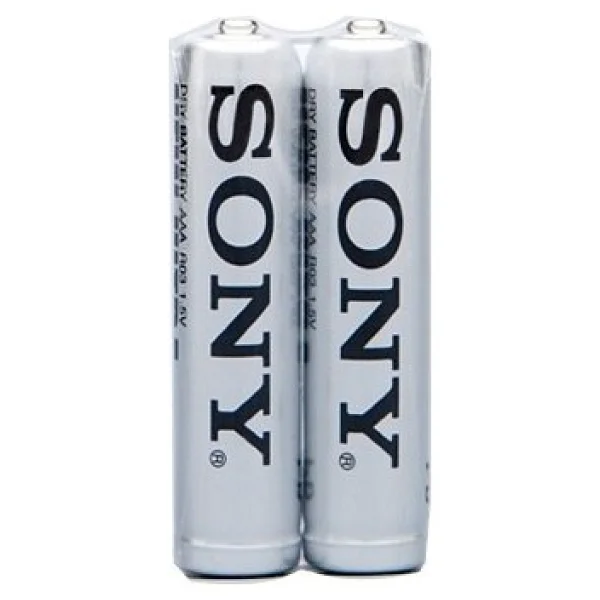 Sony R03nup2a-Ee Çinko Karbon İnce Pil (Aaa) (2'li Shrink Ambalaj) - Görsel 2