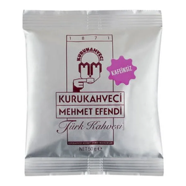 Kurukahveci Mehmet Efendi Kafeinsiz Türk Kahvesi 50 Gr - Görsel 2