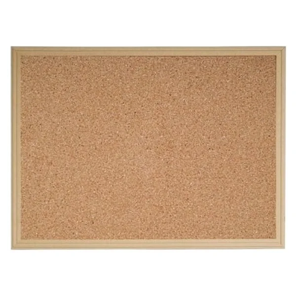 Inter Ahşap Çerçeveli Kahverengi Mantar Pano - 50x70 Cm (1 Adet) - Şık Ve Fonksiyonel - Görsel 2